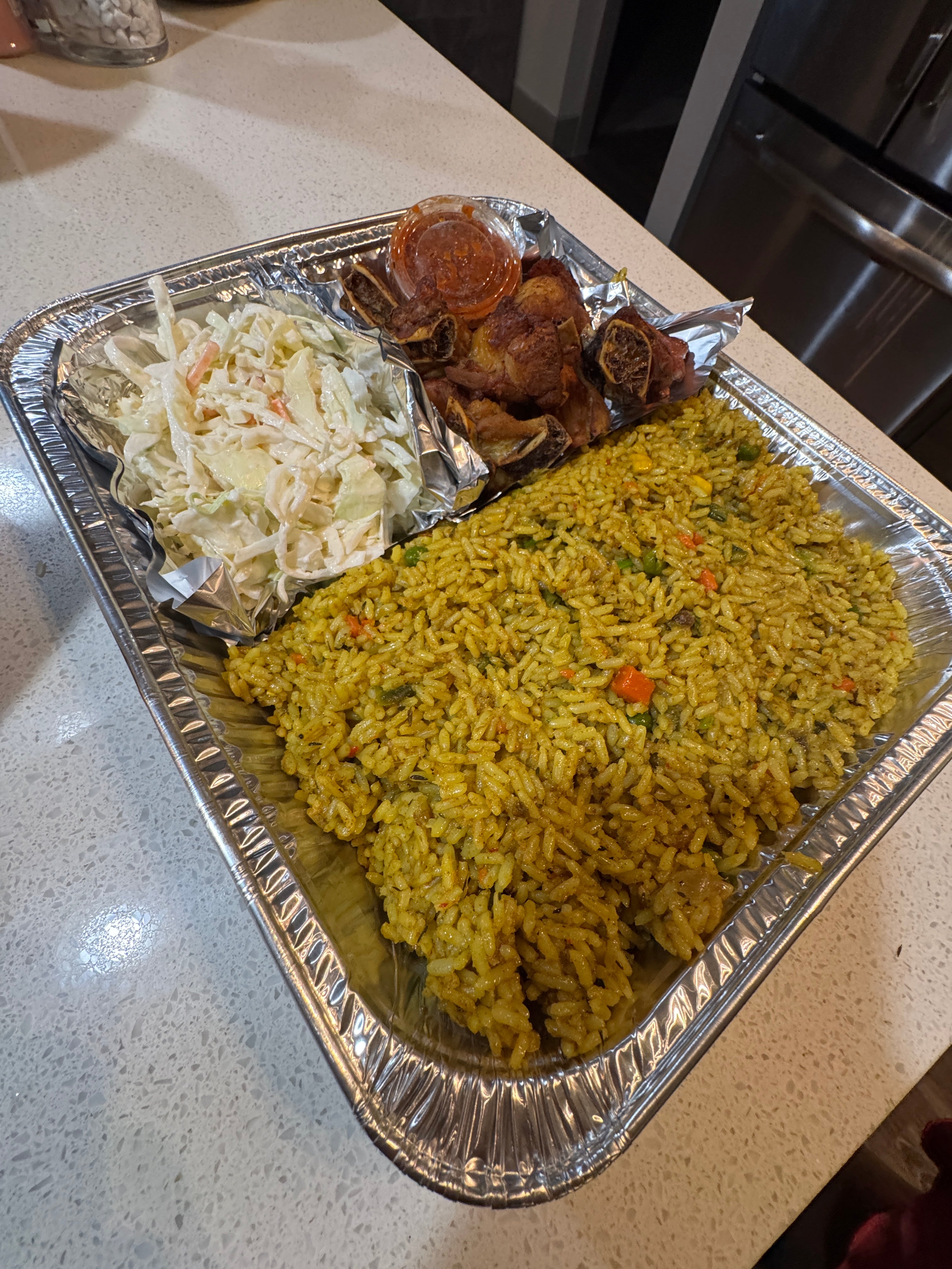 Signature Fried Rice Combo Tray ⭐